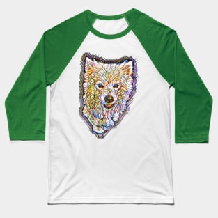 Samoyed Baseball T-Shirt